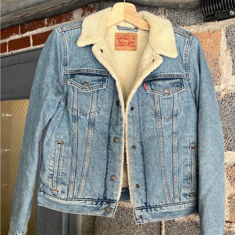 Levi’s Denim Sherpa-Lined Jacket - image 2